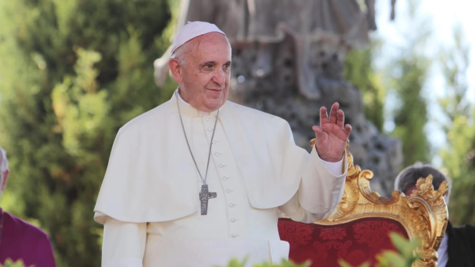 Nel 2014 la visita di Papa Francesco